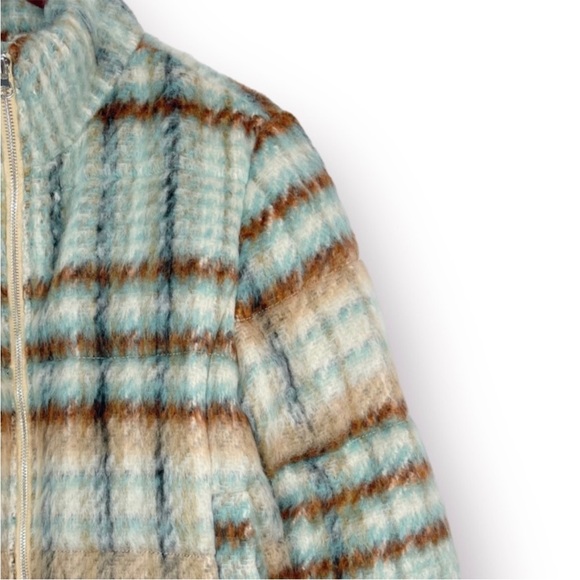 Anthropologie Plaid Wool Blend Jacket NWT - Picture 6 of 9